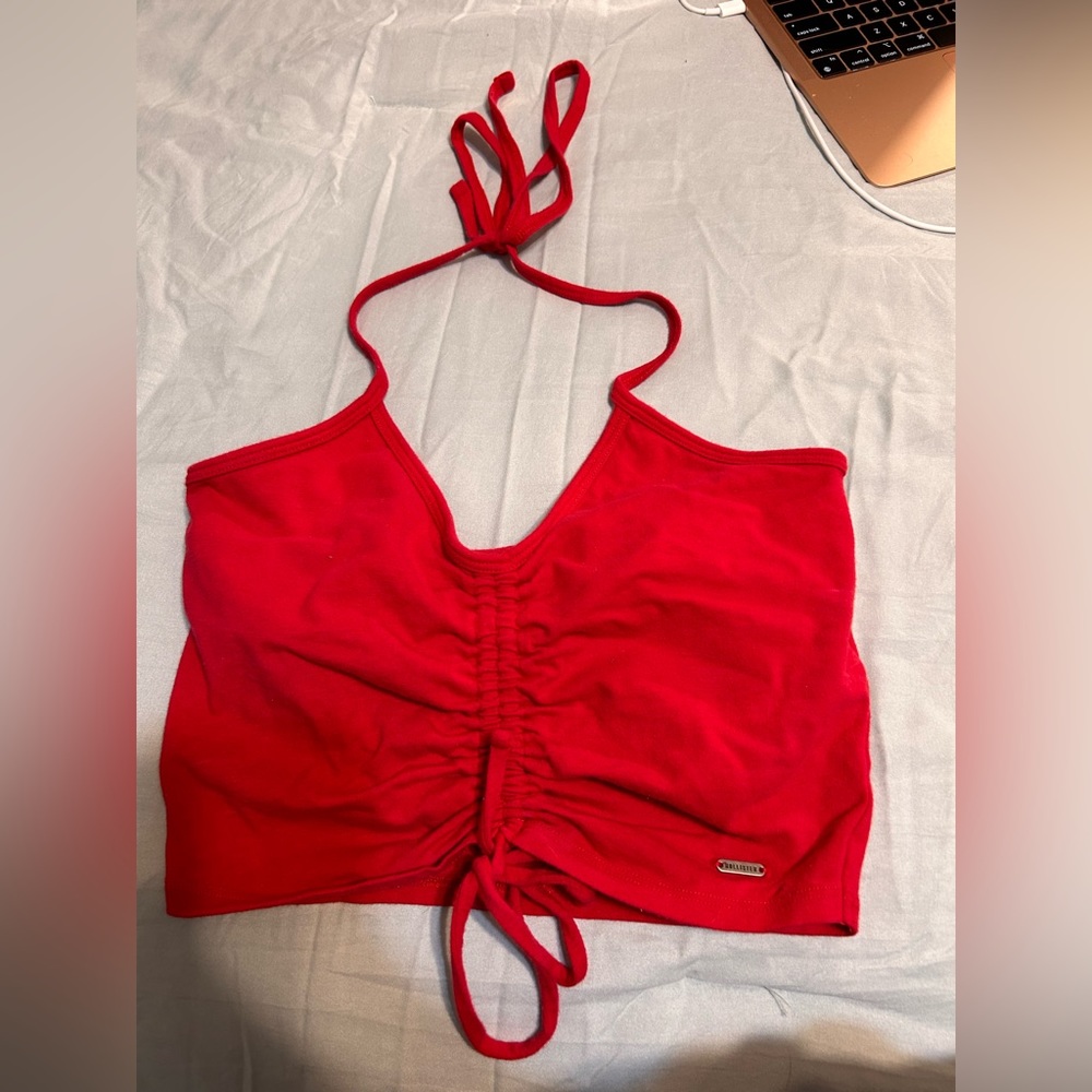 Red Hollister tank top